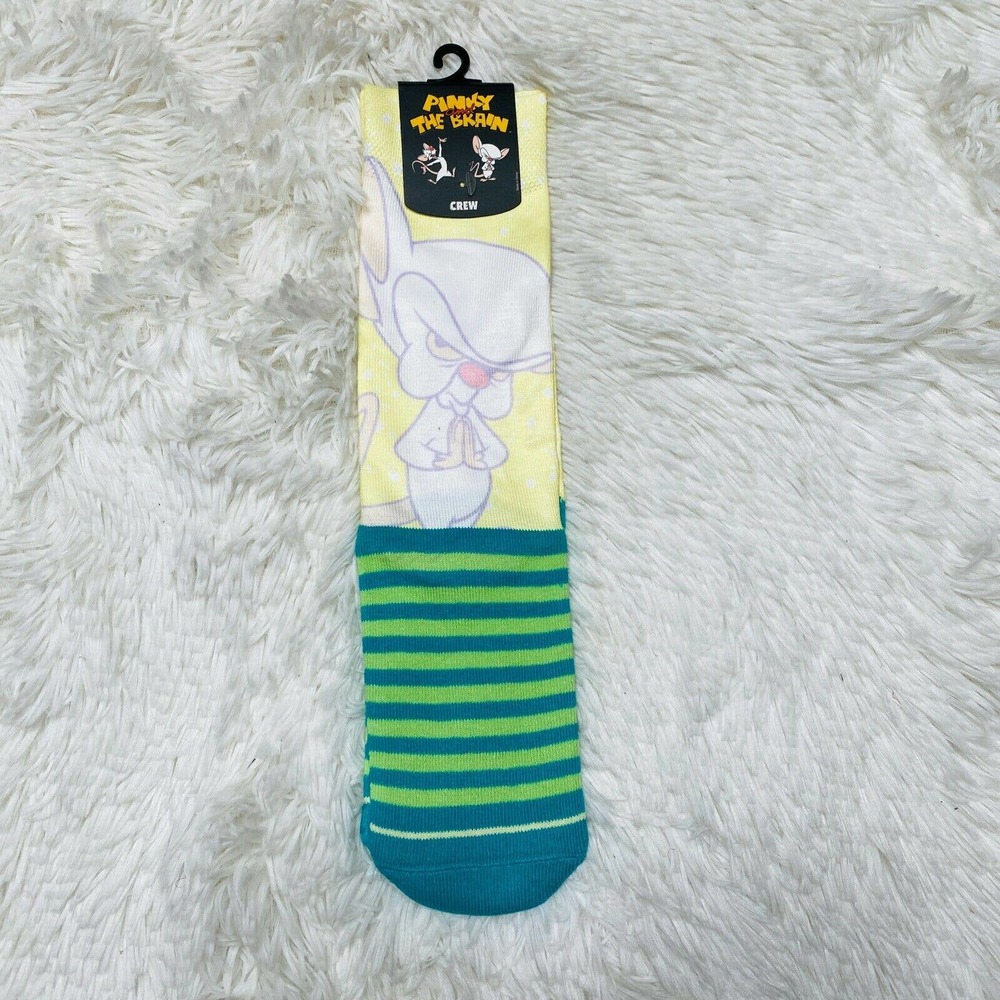 PINKY AND THE BRAIN BRAIN CREW SOCKS